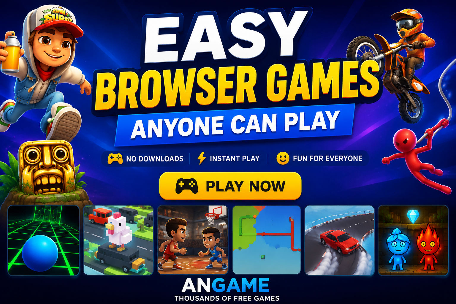 Easy Browser Games Anyone Can Play 🎮